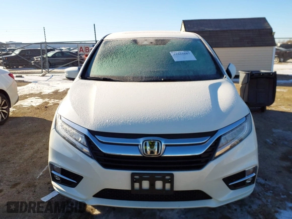 2018 Honda Odyssey Elite with VIN 5FNRL6H97JB039191, listed as a IAAI auction lot 41625687 with 54,363 mi miles and . Bid and sale history available at DreamBid. Image 12.