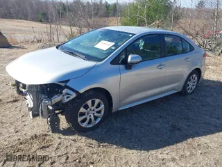 2021 Toyota Corolla LE with VIN 5YFEPMAE2MP158757, listed as a IAAI auction lot 41902305 with 51,514 mi miles. Bid and sale history available at carsss.com. Image 2.