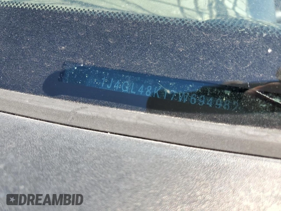 2007 Jeep Liberty Sport with VIN 1J4GL48K17W694962, listed as a Copart auction lot 49211845 with 205,023 mi miles and Clean Title. Bid and sale history available at DreamBid. Image 15.