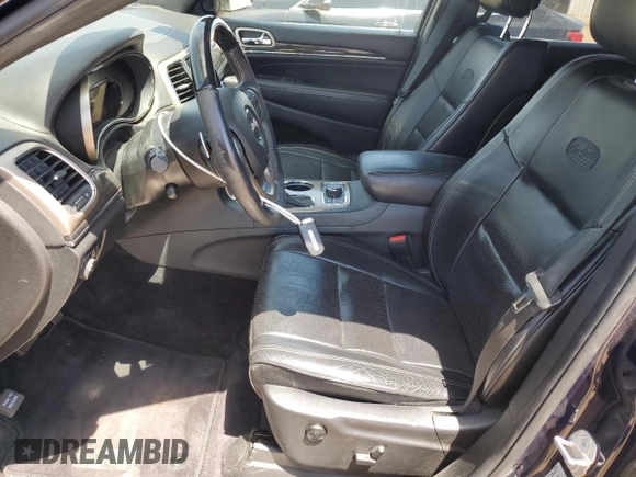 2017 Jeep Grand Cherokee Overland with VIN 1C4RJFCG0HC943029, listed as a Copart auction lot 63073985 with 100,550 mi miles and Clean title. Bid and sale history available at DreamBid. Image 7.