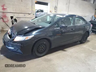 2015 Honda Civic LX with VIN 19XFB2F56FE066247, listed as a Copart auction lot 53263985 with 90,771 mi miles and Salvage Title. Bid and sale history available at carsss.com. Image 1.