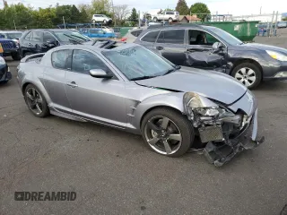 2004 Mazda RX-8 with VIN JM1FE173840137114, listed as a Copart auction lot 67827424 with 62,740 mi miles and Clean Title. Bid and sale history available at carsss.com. Image 4.