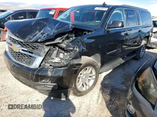 2018 Chevrolet Suburban LT with VIN 1GNSKHKC7JR247867, listed as a Copart auction lot 44828615 with 39,218 mi miles and Salvage Title. Bid and sale history available at carsss.com. Image 1.