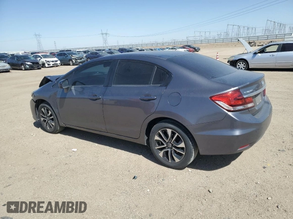 2015 Honda Civic EX with VIN 2HGFB2F81FH565277, listed as a Copart auction lot 54118905 with 229,759 mi miles and Salvage Title. Bid and sale history available at carsss.com. Image 2.