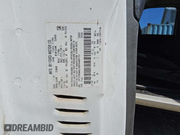 2008 Ford Ranger XLT with VIN 1FTYR44U38PA49113, listed as a Copart auction lot 46478825 with 214,503 mi miles and Clean title. Bid and sale history available at DreamBid. Image 12.