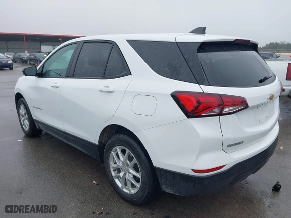 2022 Chevrolet Equinox LS with VIN 3GNAXHEV7NS222805, listed as a IAAI auction lot 41595840 with 37,430 mi miles. Bid and sale history available at carsss.com. Image 3.