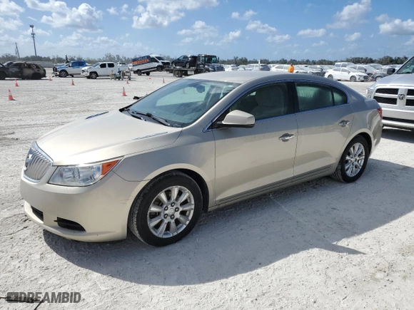 2012 Buick LaCrosse Convenience with VIN 1G4GB5G37CF185411, listed as a Copart auction lot 77431614 with 0 mi miles and Salvage Title. Bid and sale history available at carsss.com. Image 1.