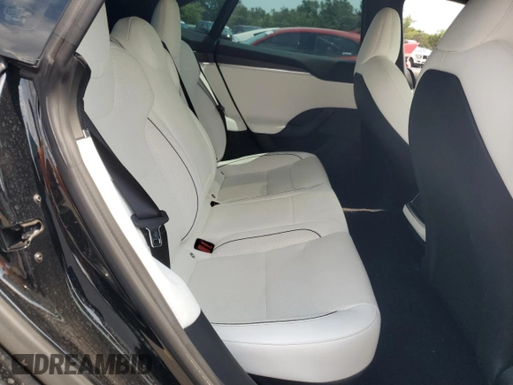 2022 Tesla Model S Plaid with VIN 5YJSA1E66NF460913, listed as a Copart auction lot 60534665 with 47,595 mi miles and Salvage title. Bid and sale history available at DreamBid. Image 10.