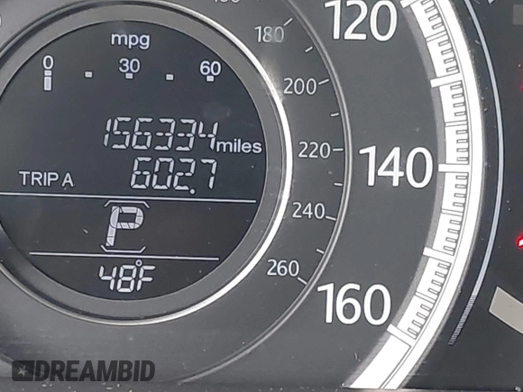 2013 Honda Accord Sdn EX-L with VIN 1HGCR2F83DA275519, listed as a IAAI auction lot 41691149 with 156,334 mi miles. Bid and sale history available at carsss.com. Image 15.