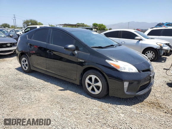 2013 Toyota Prius One with VIN JTDKN3DU7D0340437, listed as a Copart auction lot 61676205 with 206,566 mi miles and Clean title. Bid and sale history available at DreamBid. Image 4.