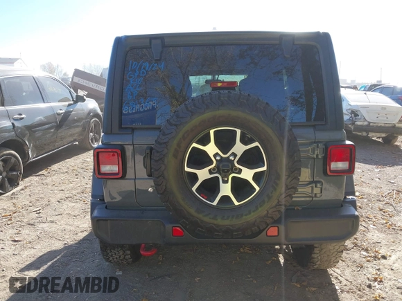 2019 Jeep Wrangler Unlimited Rubicon with VIN 1C4HJXFN7KW681365, listed as a IAAI auction lot 40686862 with 29,431 mi miles and . Bid and sale history available at DreamBid. Image 16.