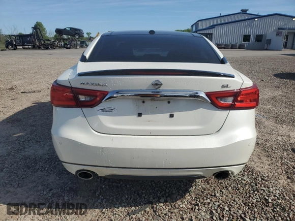 2016 Nissan Maxima SR with VIN 1N4AA6AP5GC388017, listed as a Copart auction lot 58316845 with 150,857 mi miles and Salvage title. Bid and sale history available at DreamBid. Image 6.