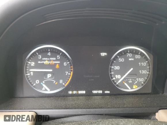 2010 Land Rover Range Rover SC with VIN SALMF1E48AA312377, listed as a Copart auction lot 58079295 with 155,103 mi miles and Salvage title. Bid and sale history available at DreamBid. Image 9.