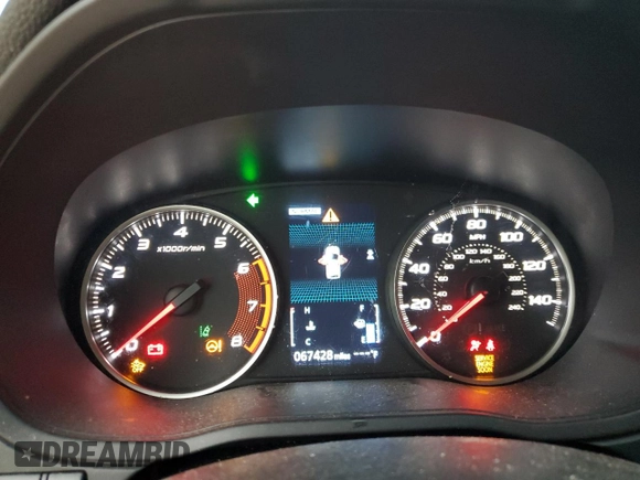 2022 Mitsubishi Eclipse Cross ES with VIN JA4ATUAA5NZ030277, listed as a Copart auction lot 54392625 with 67,428 mi miles and Salvage title. Bid and sale history available at DreamBid. Image 9.
