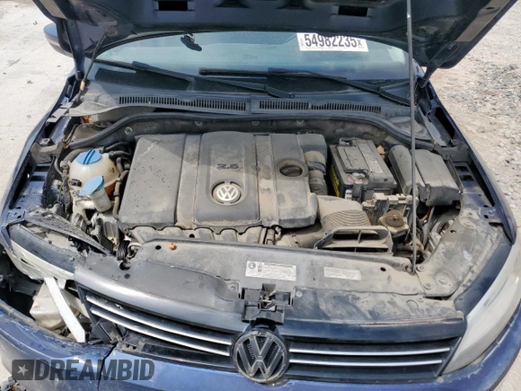 2013 Volkswagen Jetta SEL с VIN 3VWLX7AJ4DM354418, выставлен на аукционе Copart как лот 54982235 с пробегом 147 136 миль миль и Списание • Salvage title. История ставок и продаж доступна на DreamBid. Изображение 11.