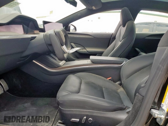 2024 Tesla Model S with VIN 5YJSA1E50RF539569, listed as a Copart auction lot 55690955 with Not provided miles and Salvage title. Bid and sale history available at DreamBid. Image 7.