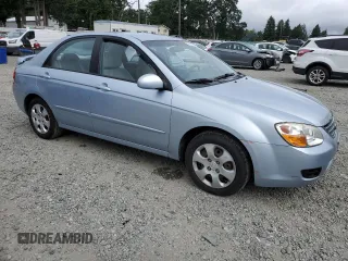 2008 Kia Spectra EX z VIN KNAFE121085529600, wystawiony jako Copart lot #59727105 z przebiegiem 132 306 mil mil oraz Szkoda całkowita • Salvage title. Historia ofert i sprzedaży dostępna na DreamBid. Obrazek 4.