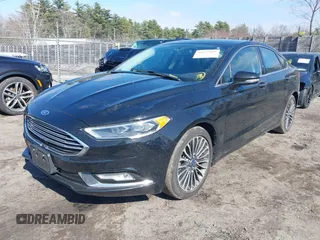 2017 Ford Fusion Titanium with VIN 3FA6P0K91HR124636, listed as a IAAI auction lot 41825469 with 47,889 mi miles. Bid and sale history available at carsss.com. Image 2.