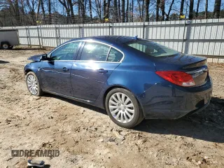 2011 Buick Regal CXL RL6 with VIN W04GU5GC2B1011606, listed as a Copart auction lot 48031465 with 83,383 mi miles and Salvage Title. Bid and sale history available at carsss.com. Image 2.