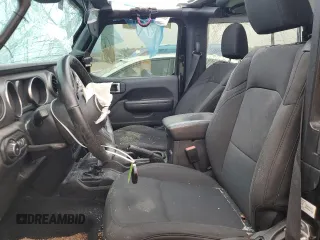 2021 Jeep Wrangler Sport S with VIN 1C4GJXAN1MW665247, listed as a Copart auction lot 84696044 with 71,693 mi miles and Salvage Title. Bid and sale history available at DreamBid. Image 7.