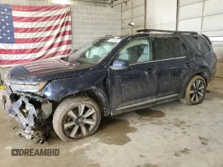 2025 Honda Pilot Touring с VIN 5FNYG1H79SB043794, выставлен на аукционе Copart как лот 55162985 с пробегом 11 938 миль миль и Списание • Salvage title. История ставок и продаж доступна на DreamBid. Изображение 1.