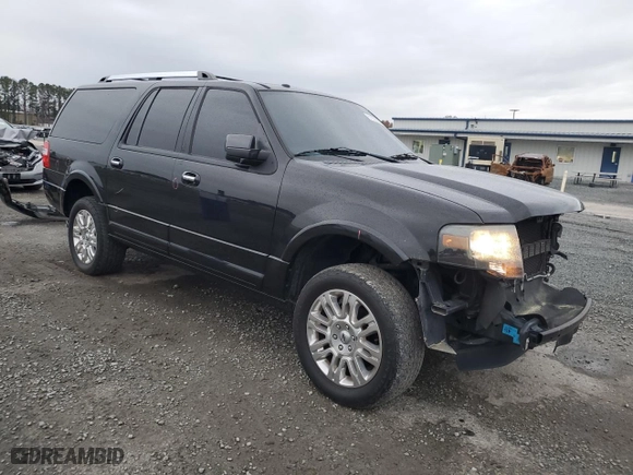 2014 Ford Expedition EL Limited with VIN 1FMJK1K56EEF59832, listed as a Copart auction lot 81092254 with 93,429 mi miles and Salvage Title. Bid and sale history available at carsss.com. Image 4.