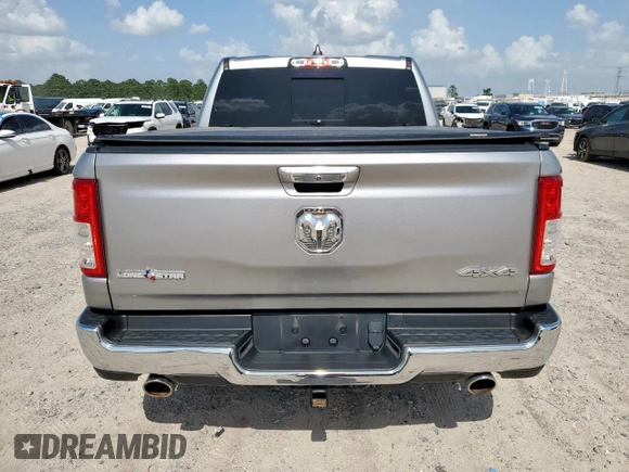 2020 Ram 1500 Lone Star with VIN 1C6SRFFT6LN116210, listed as a Copart auction lot 61764385 with 92,640 mi miles and Salvage title. Bid and sale history available at DreamBid. Image 6.