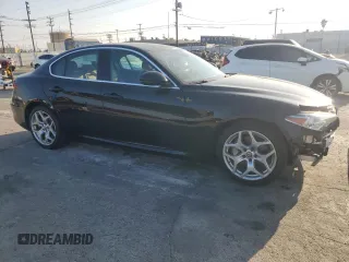 2019 Alfa Romeo Giulia Ti Sport with VIN ZARFAMBN2K7605032, listed as a Copart auction lot 76112464 with 63,046 mi miles and Salvage Title. Bid and sale history available at carsss.com. Image 4.