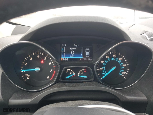 2016 Ford Escape SE with VIN 1FMCU9GX8GUB50350, listed as a Copart auction lot 80254704 with 153,104 mi miles and Salvage Title. Bid and sale history available at carsss.com. Image 9.