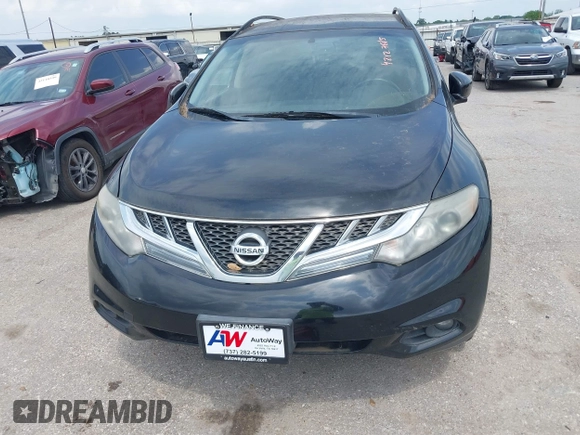 2013 Nissan Murano SV with VIN JN8AZ1MW8DW310046, listed as a IAAI auction lot 42127615 with 171,765 mi miles. Bid and sale history available at carsss.com. Image 12.