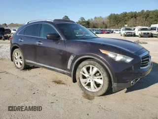 2013 Infiniti FX with VIN JN8CS1MU8DM142268, listed as a Copart auction lot 49407675 with 123,836 mi miles and Salvage Title. Bid and sale history available at carsss.com. Image 4.