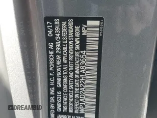 2017 Porsche Cayenne GTS z VIN WP1AD2A22HLA83654, wystawiony jako Copart lot #52196695 z przebiegiem 119 327 mil mil oraz Szkoda całkowita • Salvage title. Historia ofert i sprzedaży dostępna na DreamBid. Obrazek 13.