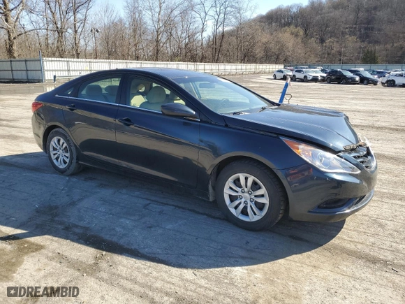 2011 Hyundai Sonata GLS with VIN 5NPEB4AC6BH192630, listed as a Copart auction lot 49996795 with 91,094 mi miles and Salvage Title. Bid and sale history available at carsss.com. Image 4.