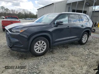 2024 Toyota Grand Highlander XLE with VIN 5TDAAAA57RS016059, listed as a Copart auction lot 47611935 with 19,444 mi miles and Salvage Title. Bid and sale history available at carsss.com. Image 1.