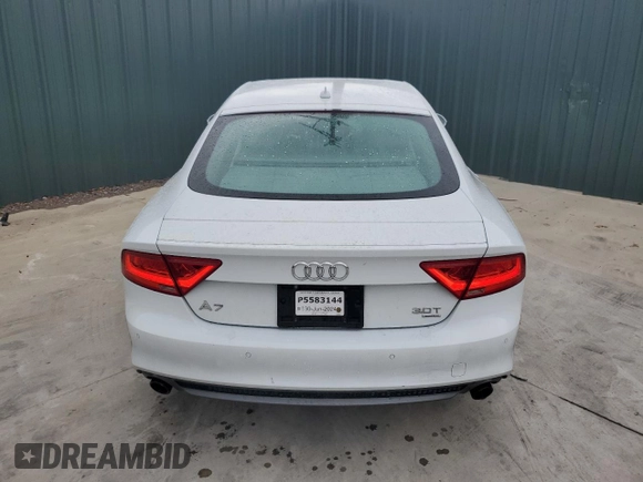 2015 Audi A7 3.0 Prestige with VIN WAU2GAFCXFN062154, listed as a Copart auction lot 85032994 with 71,842 mi miles and Clean Title. Bid and sale history available at carsss.com. Image 6.