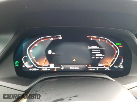 2022 BMW X5 xDrive40i with VIN 5UXCR6C06N9L83039, listed as a Copart auction lot 57109185 with 30,690 mi miles and Clean title. Bid and sale history available at DreamBid. Image 9.