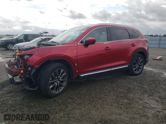 2020 Mazda CX-9 Signature with VIN JM3TCBEY4L0407328, listed as a Copart auction lot 50994685 with 65,761 mi miles and Salvage Title. Bid and sale history available at carsss.com. Image 1.