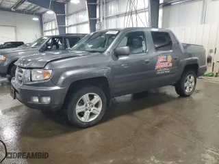 2011 Honda Ridgeline RTL with VIN 5FPYK1F52BB006545, listed as a Copart auction lot 50235045 with 207,050 mi miles and Salvage Title. Bid and sale history available at carsss.com. Image 1.