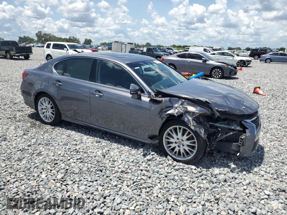 2013 Lexus GS 350 with VIN JTHCE1BL2D5016106, listed as a Copart auction lot 60410215 with 200,593 mi miles and Non repairable. Bid and sale history available at DreamBid. Image 4.