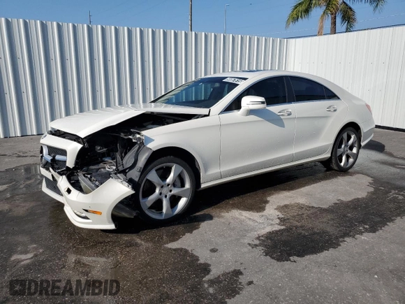 2014 Mercedes-Benz CLS 550 with VIN WDDLJ7DBXEA126050, listed as a Copart auction lot 56067615 with 126,516 mi miles and Clean title. Bid and sale history available at DreamBid. Image 1.