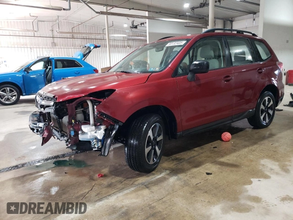 2018 Subaru Forester z VIN JF2SJABC4JH404359, wystawiony jako Copart lot #59132405 z przebiegiem 28 805 mil mil oraz Szkoda całkowita • Salvage title. Historia ofert i sprzedaży dostępna na DreamBid. Obrazek 1.
