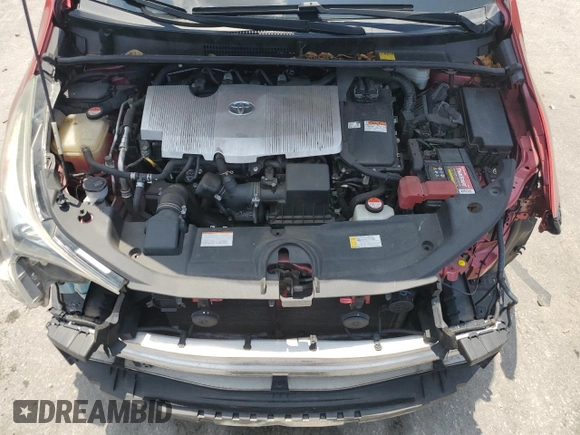 2016 Toyota Prius Four z VIN JTDKARFU9G3505256, wystawiony jako Copart lot #57397715 z przebiegiem 137 668 mil mil oraz Nie do naprawy • Non repairable. Historia ofert i sprzedaży dostępna na DreamBid. Obrazek 11.