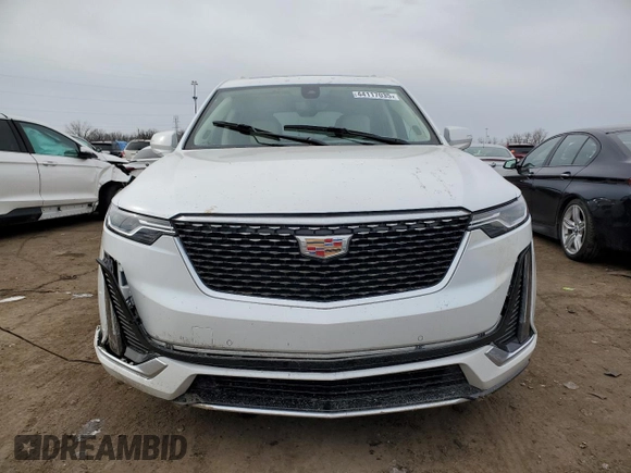 2024 Cadillac XT6 AWD Premium Luxury with VIN 1GYKPDRS0RZ759007, listed as a Copart auction lot 44117035 with 10,037 mi miles and Salvage title. Bid and sale history available at DreamBid. Image 5.