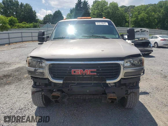 2005 GMC Sierra 2500HD SLT with VIN 1GTHK29U95E103121, listed as a Copart auction lot 57219545 with Not provided miles and Salvage title. Bid and sale history available at DreamBid. Image 5.