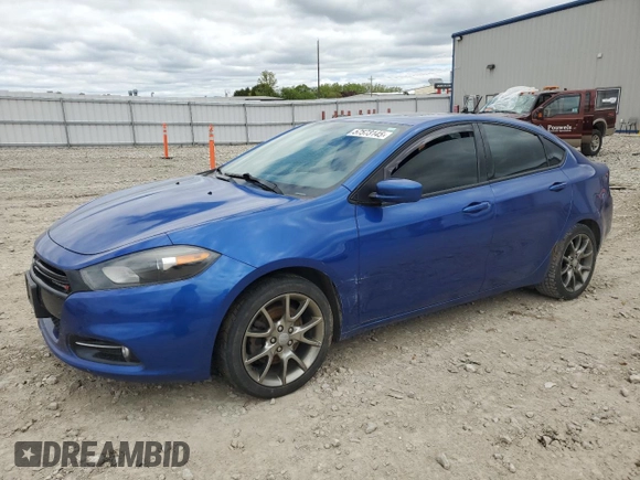 2013 Dodge Dart SXT z VIN 1C3CDFBA7DD343286, wystawiony jako Copart lot #57573145 z przebiegiem 180 337 mil mil oraz Czysty tytuł • Clean title. Historia ofert i sprzedaży dostępna na DreamBid. Obrazek 1.
