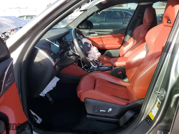 2020 BMW X3 M Competition z VIN 5YMTS0C05L9B36993, wystawiony jako Copart lot #79979293 z przebiegiem 51 572 mil mil oraz . Historia ofert i sprzedaży dostępna na DreamBid. Obrazek 7.