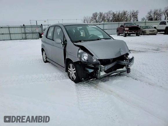 2008 Honda Fit Sport with VIN JHMGD38648S001759, listed as a Copart auction lot 86493744 with 0 mi miles and Clean Title. Bid and sale history available at carsss.com. Image 10.