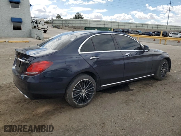2019 Mercedes-Benz C 300 with VIN 55SWF8EB9KU292879, listed as a Copart auction lot 56898465 with 75,829 mi miles and Salvage title. Bid and sale history available at DreamBid. Image 3.