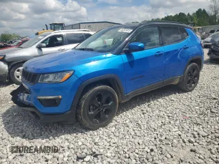 2021 Jeep Compass Altitude with VIN 3C4NJDBB9MT567907, listed as a Copart auction lot 56241815 with 93,319 mi miles and Non repairable. Bid and sale history available at DreamBid. Image 1.