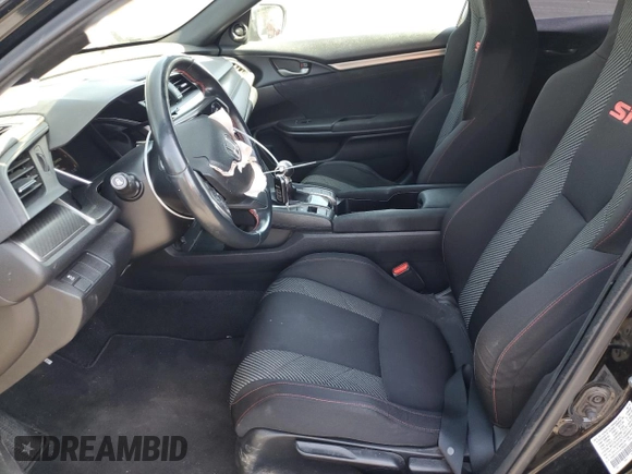 2018 Honda Civic Si with VIN 2HGFC1E51JH709059, listed as a Copart auction lot 52453615 with 90,917 mi miles and Salvage Title. Bid and sale history available at DreamBid. Image 7.